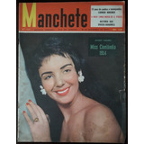 Manchete 139 - 12/54 Carmen Miranda 25 Anos De Sambas E 