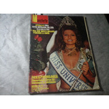 Manchete 1971 Concurso Miss Universo Vinicius