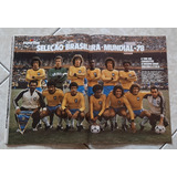 Manchete Esportiva 38 Pôster Seleção Brasileira Na Copa 1978