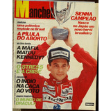 Manchete Num 1908 11 88 Senna Kennedy Tyson Hortência