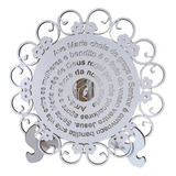 Mandala Oração Ave Maria Decoração Mdf 20 Cm