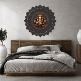 Mandala Quadro Em Madeira