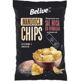 Mandioca Chips Sabor Sal Rosa Do Himalaia 50g Belive