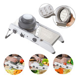 Mandolin Fatiador Cortador Ralador Legumes Profissional Inox