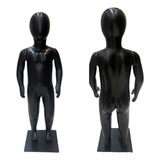 Manequim Bebê 1 À 3 Anos Preto Plástico base Pronta Entrega 