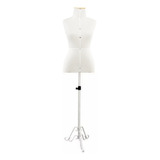 Manequim Busto Feminino Costura Ornado Duplo Vitrine Loja