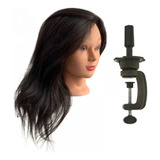 Manequim Cabeça De Boneca Cabelo Para Treino Suporte