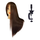 Manequim Cabeça De Boneca Misto P Treino Cabelo Humano 70 