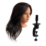 Manequim Cabelo Cabeça Boneca Corte E Penteado Suporte 10u