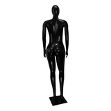Manequim Fem Reta De Plástico 3 Braços Com Base Preta