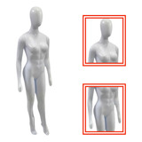 Manequim Feminino Branco Carioca Pose Completo 3 Braço base