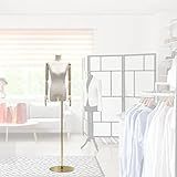 Manequim Feminino Vestido Forma Torso Corpo De Manequim De Exibição Com Braço De Madeira Suporte Ajustável Alfaiates Manequim Para Exibição De Jóias De Vestido D