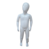 Manequim Infantil Bebê Branco Reto Base Infantil 2 Pinos
