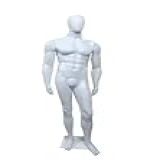 Manequim Masculino Fitness De Plástico Com Músculos Definidos Inclui Base