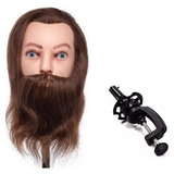 Manequim P Treino Com Barba Masculina 100 Natural C Suporte