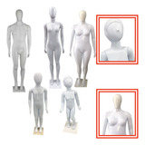 Manequins Para Lojas Cabeça De Ovo Branco Com Base