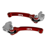 Manete Kit Retratil Crf 230 Crf 250f Curto Vermelho Cross