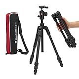 Manfrotto Befree Advanced AS Tripé De Câmera Trava De Torção Compatível Com Arca Swiss Portátil Kit De Tripé De Viagem Compacto Cabeça Esférica Tripé De Alumínio Para DSLR Câmeras Sem Espelho 