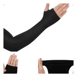 Manga Manguito C Protetor Solar Uv50 P braço C Luva Preto