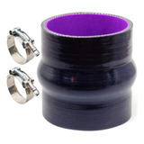 Mangote De Silicone Reto Hump 3 Polegadas 2 Abraçadeiras