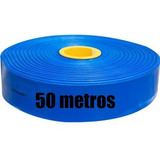 Mangueira Água Flat Chata Flexível 2 Polegadas Pvc 50 Metros
