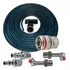 Mangueira Borracha 1/4 P/compressor E Pistola - 10m + Engate