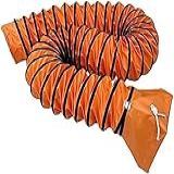 Mangueira De Ar De Ventilação De PVC Duto Flexível 33 Pés 16 5 Pés Diâmetro Da Mangueira De Duto 24 A 10 8 Mangueira De Duto Durável E Resistente Ao Desgaste Retardante Com Anel D Para Ve