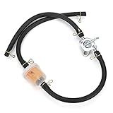 Mangueira De Combustível Filtro De óleo Interruptor De Gasolina Tubo De Filtro De Torneira De Tanque De Combustível Em Linha De 6 Mm Com Interruptor Petcock Válvula De Desligamento Universal Filtro De Torneira De Tanque De Combustível Para Quadriciclos E Bicicleta