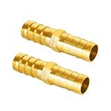 Mangueira De Emenda De Farpa De 12 Mm 1 5 1 Cm Encaixe De Farpa De Latão Para água Combustível Ar 5 Peças