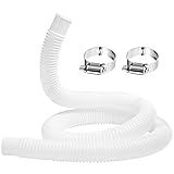 Mangueira De Piscina Acima Do Solo De 3 18 Cm Para Sistemas Intex E Bombas De Filtro 330 GPH 530 GPH E 1000 GPH Mangueira De Conexão Longa De 59 Polegadas Compatível Com Modelos Intex 607 637 Inclui 2 Braçadeiras De Mangueira