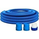 Mangueira De Piscina Flexivel Flutuante Reforçada 10 Metros Com Ponteiras E Adaptadores