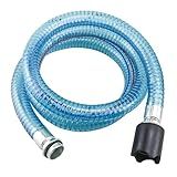 Mangueira De Transferência De Combustível De 2 5 Cm Mangueira De Combustível 2 5 Cm X 1 8 M Para Bomba De Transferência De Combustível Com Acoplamentos Roscados Tubo De Transferência De óleo A Diesel E Querosene