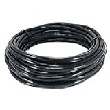 Mangueira De Tubo De Ar Pneumático De Poliuretano Preto Flexível 95A 50 Pés 1 20 3 Cm