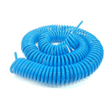 Mangueira Espiral 10mm X 20 Metros Tubo Pu Azul Ar Comprimid