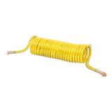 Mangueira Espiral 6500mm Amarela Macho 1 2 X 1 2 Antigo Bend