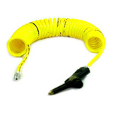 Mangueira Espiral Ar Com Bico Limpeza Cabine Caminhão 5 0m