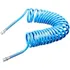 Mangueira Espiral Compressor 3 5 Metros Com Terminais 1 4 Cor Azul