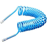 Mangueira Espiral Compressor 3 5 Metros Com Terminais 1 4 Cor Azul