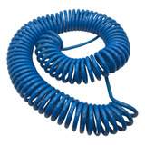 Mangueira Espiral Pu Azul 8mm X 15 Metros P Ar Comprimido