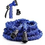 Mangueira Expansível Verde 60 Metros C Engate E Esguicho