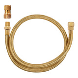 Mangueira Gás Revestida C Adaptador 1 5m Cobre Rosca Fogão