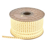 Mangueira Led 5050 Branco Quente 600 Leds Prova D agua 10m