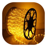 Mangueira Led Redonda 100m Verde 5cor Natal Externo 220v Luz Amarelo