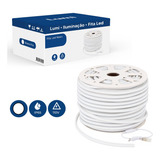 Mangueira Neon Led 10 Metros Cor Da Luz Branco Frio 6500k Ip67 Conector 127v Lumi