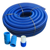 Mangueira Para Piscina 6 Metros Limpeza Aspirador Com Pontas