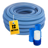 Mangueira Para Piscina Com 12 Metros Ponteiras E Adaptador