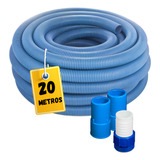 Mangueira Para Piscina Com 20 Metros Ponteiras E Adaptador