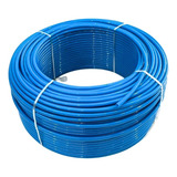 Mangueira Pneumática Tubo Pu 6mm Azul Com 100 Metros