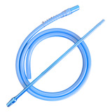 Mangueira Silicone Slim Anti Chamas Piteira Aluminio Barata Cor Azulbb Azulbb