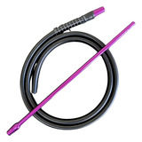 Mangueira Silicone Slim Anti Chamas Piteira Aluminio Barata Cor Roxo Preto